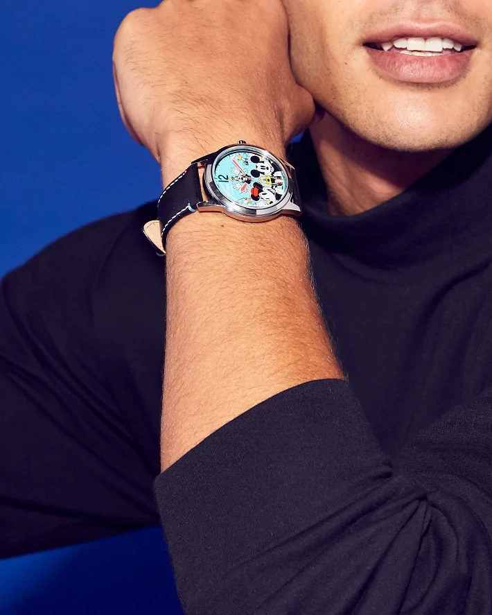 Sensational Six Blue Dial Leather Strap AW1235-06W | CITIZEN